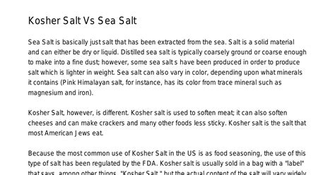 Kosher Salt Vs Sea Saltqvtmn.pdf.pdf | DocDroid