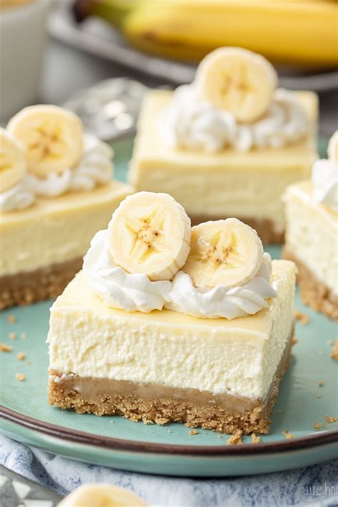 Banana Cream Cheesecake Bars That Oven Feelin