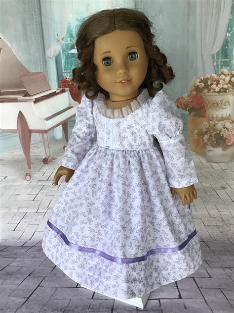 18 Inch Doll Regency Dress And Pantaloons Fits American Girl Etsy