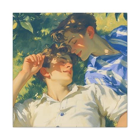 Gay Male Original Art Etsy