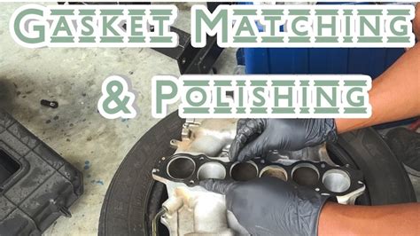 Vq Intake Manifold Gasket Match Polishing Youtube