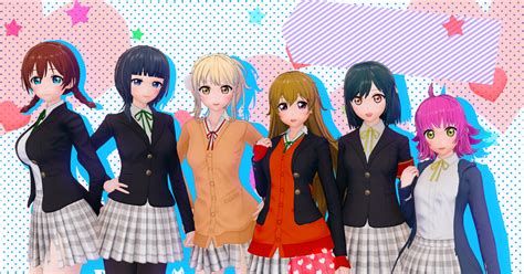 Koikatsu Character Release Koikatsu Nijigasaki High School School Idol Club Cc配布 虹ヶ咲学園 果林