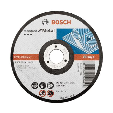 BOSCH METAL CUTTING DISC 4 INCHES GLOBALL HARDWARE MACHINERY SDN BHD