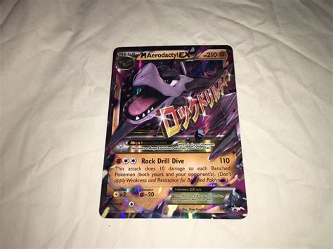 Mega Aerodactyl Ex Xy98 Jumbo Pokémon Card Values Mavin