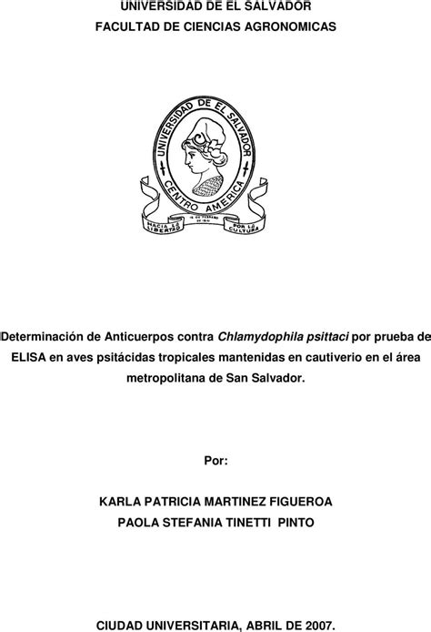 UNIVERSIDAD DE EL SALVADOR FACULTAD DE CIENCIAS AGRONOMICAS PDF