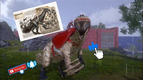 Como Tamear Al Therizinosaurio En Ark Mobile Youtube