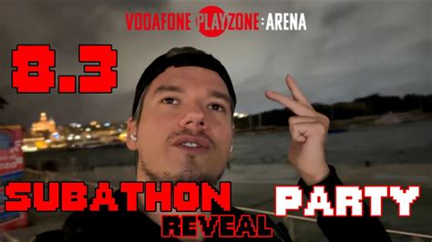 Subathon Reveal Party By Dev S Vodafone Playzone Arena Youtube