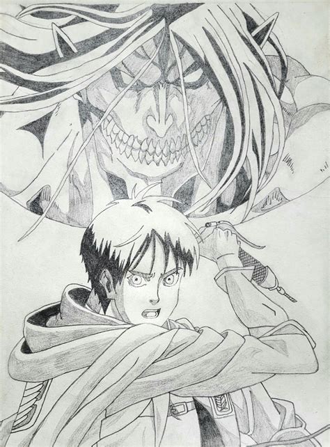 I Drew The Erens And His Titan Form Rshingekinokyojin