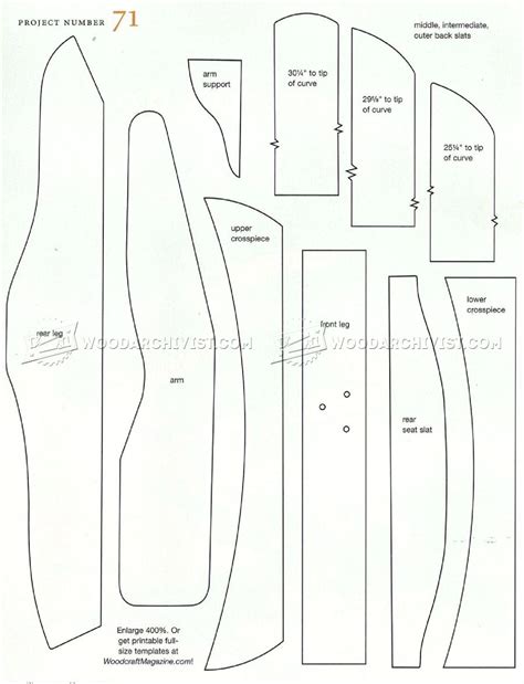 Classic Adirondack Chair Plans Woodarchivist