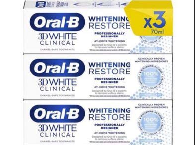 Oral B 3d White Clinical Whitening Restore For Sale in Swords, Dublin ...