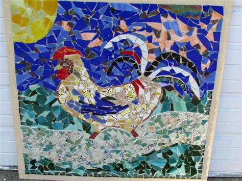 Left Over Broken Glass Mosaic Art Piece | Hometalk