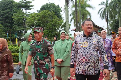 Bupati Bungo H Mashuri Sp Me Sambut Kunker Pangdam Sriwijaya