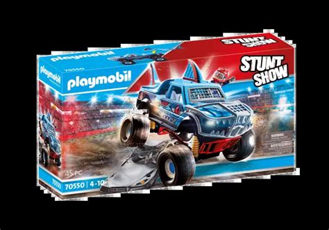 Abapri Playmobil Stuntshow Monster Truck De Cascade Requin