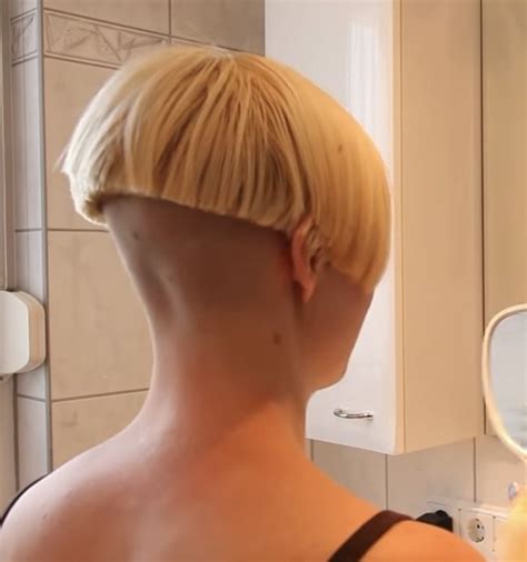 Pin By Bowlcut Stylist On Clipper Shaved Bowlcuts In Shaved Nape