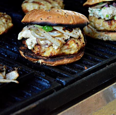 French Onion Grilled Chicken Burgers This Is How I Cook