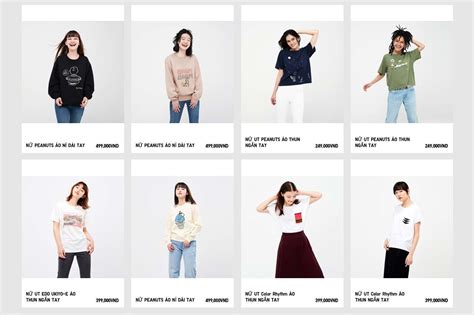 uniqlo viet nam niem  gia ban tren website truoc khi khai truong cua