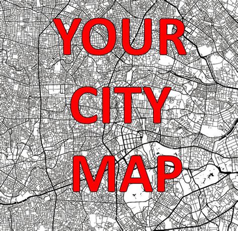 custom map art print poster wall art   modernmapart