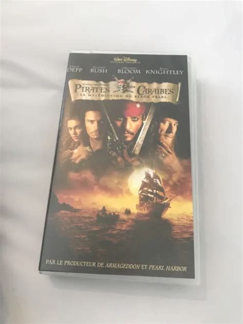 VHS PIRATES DES Caraibes La Malediction Du Black Pearl Fr EUR 6 00