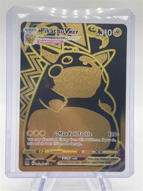 POKÉMON TCG PIKACHU VMAX Lost Origin Trainer Gallery TG29 TG30 Holo