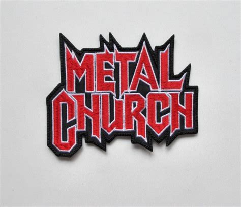 Naszywka Haftowana Metal Church Shaped Logo Razorray