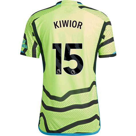 2023/24 adidas Jakub Kiwior Arsenal Away Authentic Jersey - SoccerPro