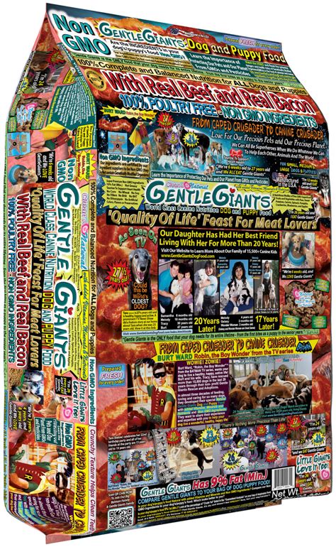 24 Lb Gentle Giants Quality Of Life Feast For Meat Lovers With Re