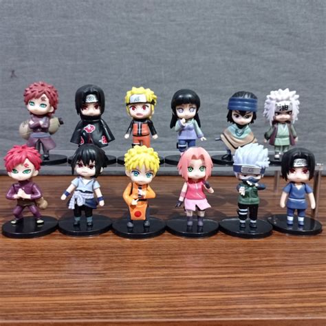 Jual Pajangan Action Figure Anime Cartoon Naruto Chibi Set Of Pcs