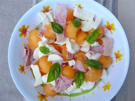 Insalata Di Melone Prosciutto E Mozzarella Una Cucina Tutta Per S