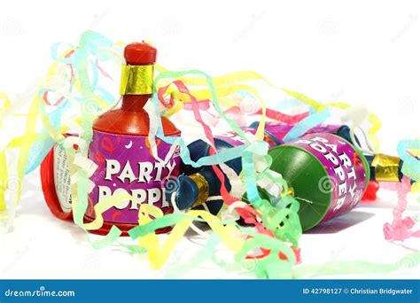 Party Poppers A Stock Image Image Of Event Happy Celebrate 42798127