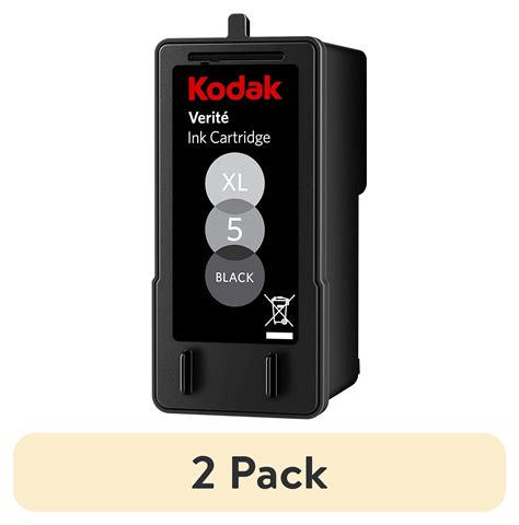 2 Pack Kodak Verite 5 XL Black Ink Cartridge Walmart