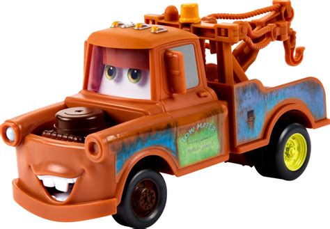 Disney and Pixar Cars Moving Moments Mater Toy Truck with Moving Eyes ...