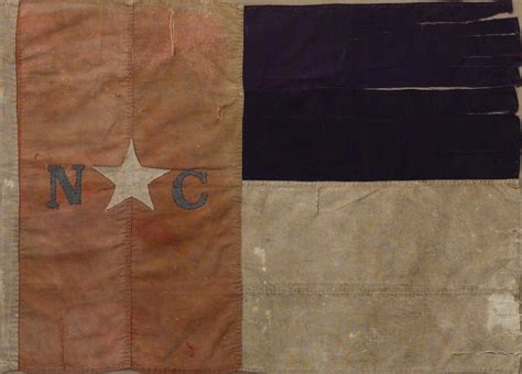 North Carolina Hand Cut And Sewn State Flag Civil War Reunion Standard