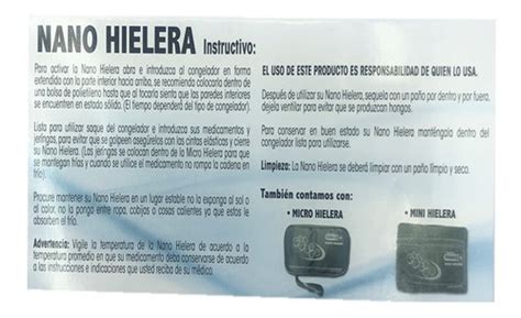 Nano Estuche Mini Hielera Con Gel Frío Micro Para Insulina Gasa Medical