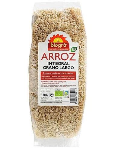 Arroz Integral Largo Bio Biogra Gr