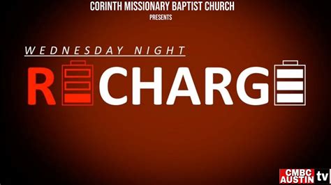 Wednesday Night Recharge With Pastor Gary M Renfro Youtube