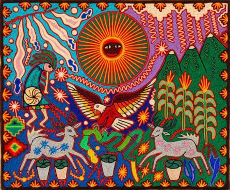 Este es el significado de los símbolos del arte huichol Más de México