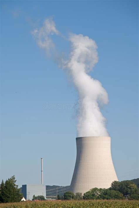 Chimneys Of Nuclear Power Plant Stock Image Image Of Dukovany Atomic