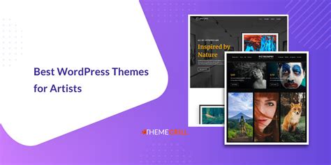 15 Best Wordpress Themes For Artists For 2024