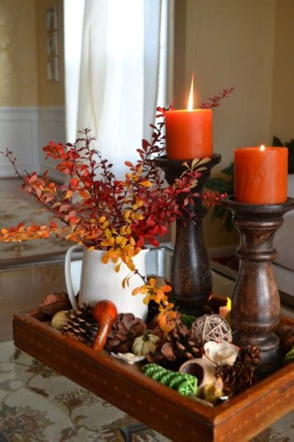 13 DIY Fall Candle Centerpieces To Bring Warmth In - Shelterness