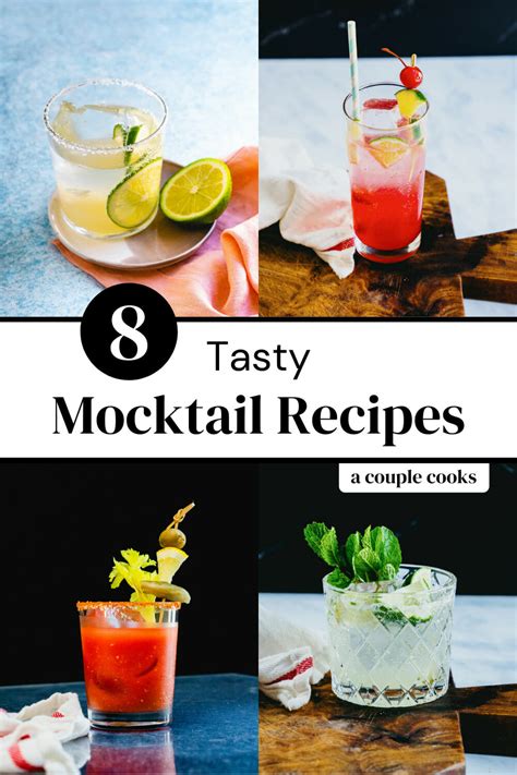 15 Great Mocktail Recipes – A Couple Cooks