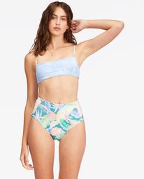 Rides And Tides High Retro Reversible Bikini Bottoms Billabong