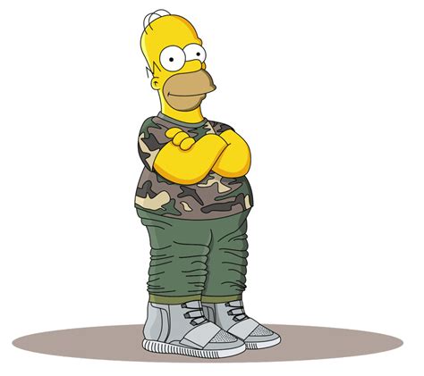 Postacie The Simpsons W Butach Adidas Yeezy Olga WÓjcik The