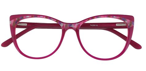 Cabernet Cat Eye Prescription Glasses - Pink | Women's Eyeglasses ...