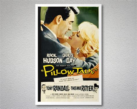 Pillow Talk Movie Poster – Doris Day, Rock Hudson - Arty Posters