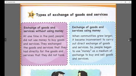 Types Of Exchange Of Goods And Services Youtube