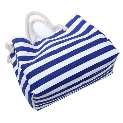 Sac De Plage Rectangulaire Bleu Clair Marinera