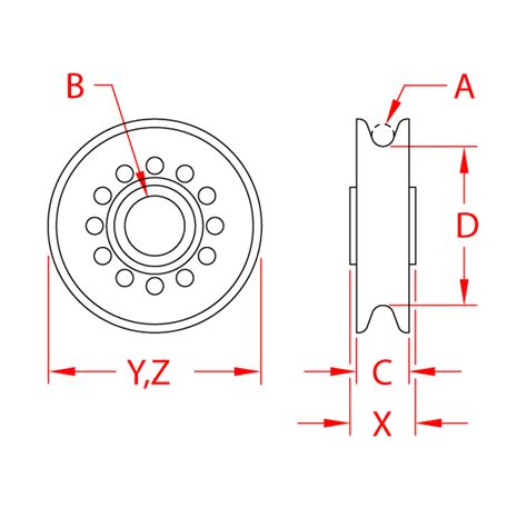 Pullpro® Loload Wire Rope Sheave Bushing Suncor Stainless