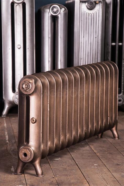 Beeston Single Column Duchess Cast Iron Radiator 450mm High In Bronze