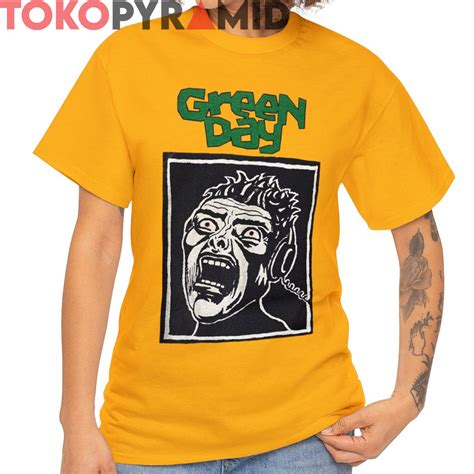 Rare Vintage Green Day Basket Case Shirt Tokopyramid