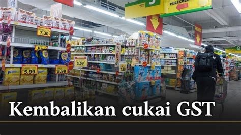 Kembalikan Gst Bila Subsidi Bahan Api Mansuh Kata Mca Youtube